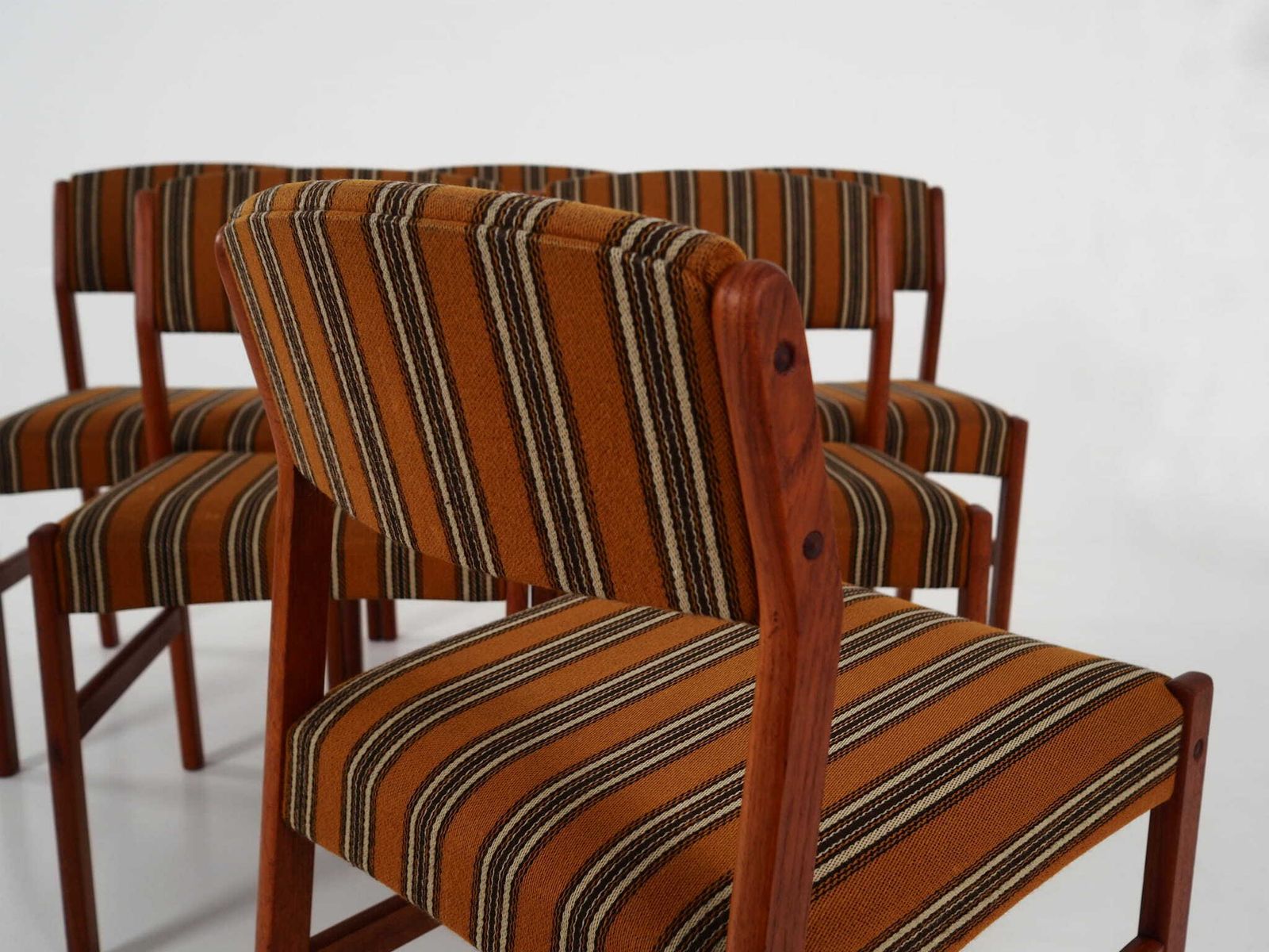 Set Of Six Teak Chairs, Danish Design, 1970s, Production: Denmark photo vinterior
