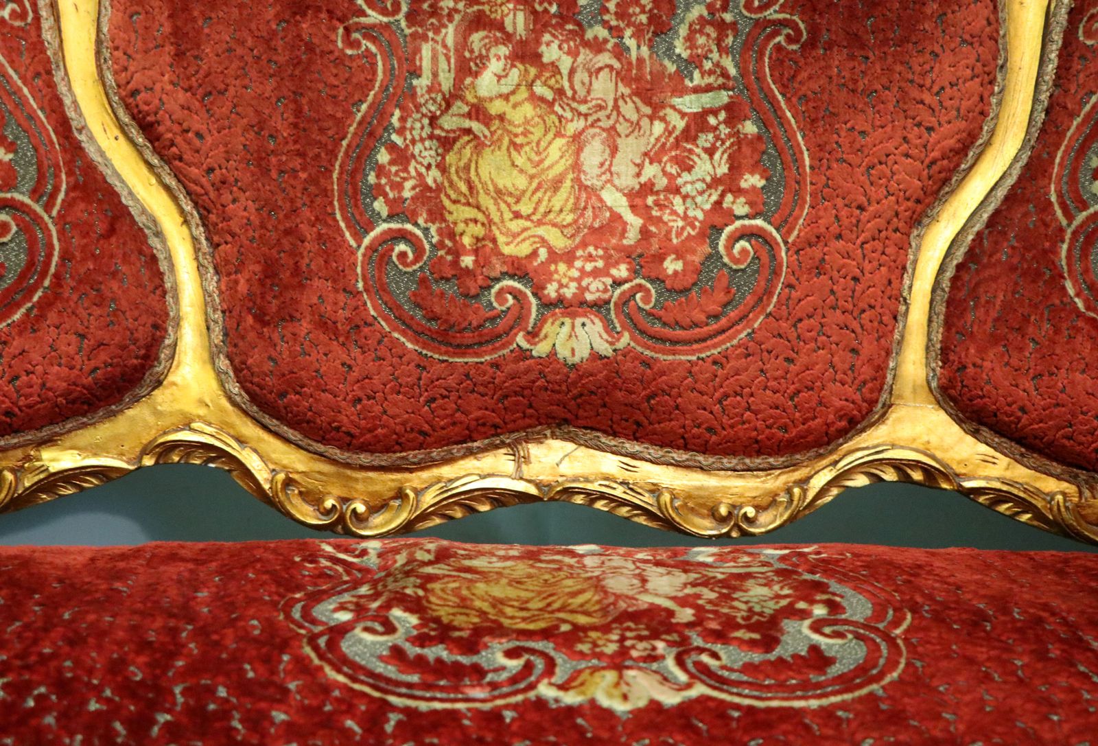 A Lovely French Giltwood Framed Sofa In The Louis XVI Style. photo buy