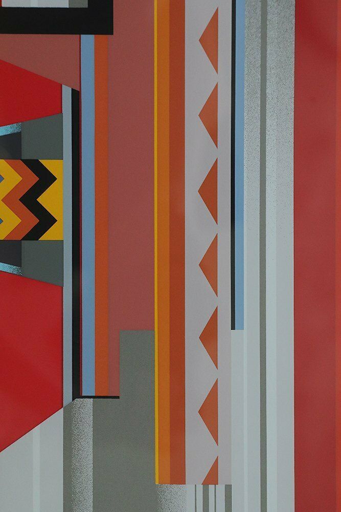 Peder Duke, Composition, 1992, Color Serigraph, Framed photo for sale