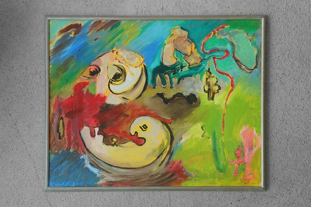 Lennart Lilja, 1950s, Oil On Canvas, Framed