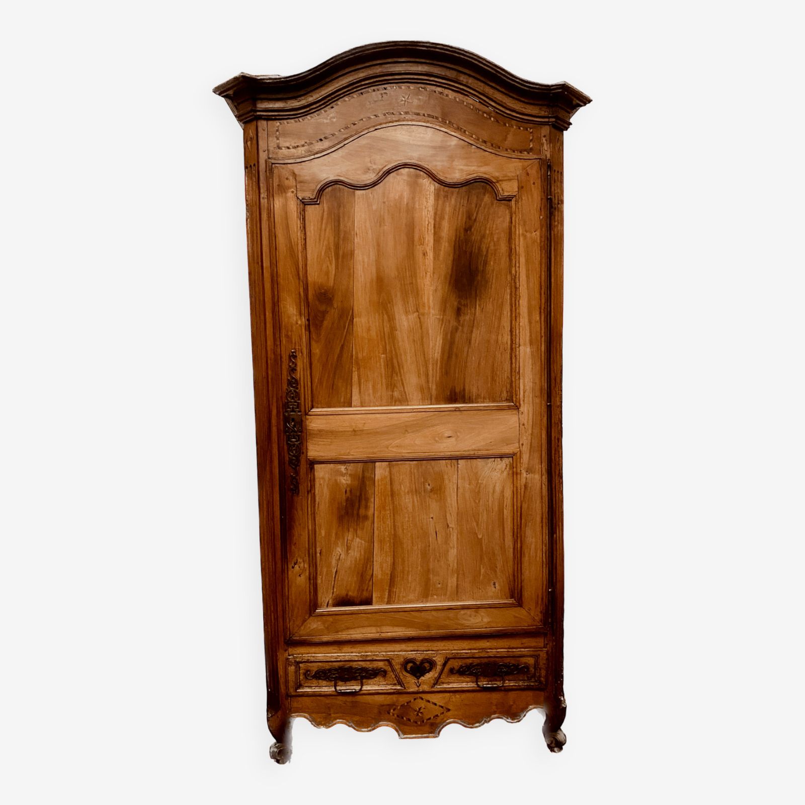 Louis XV Style Gendarme Hat Bonnet In 19th Century Cherry Wood