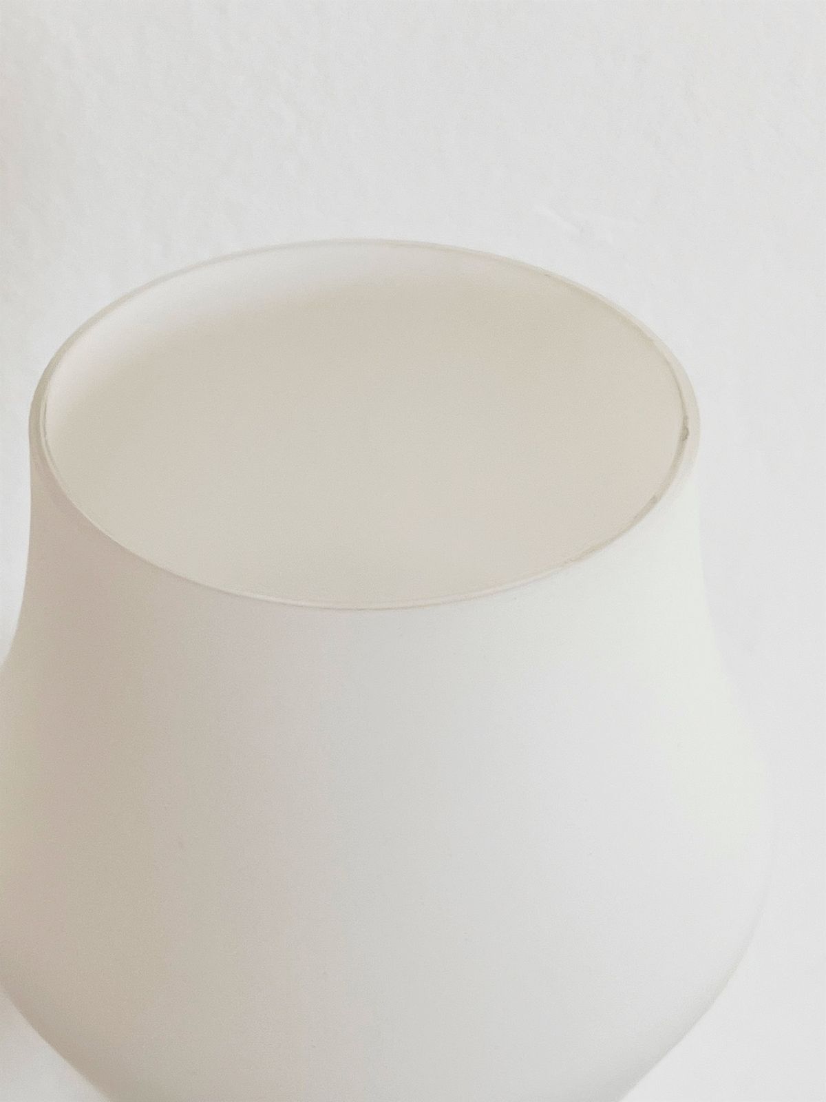 Italian Floor Lamp In White Glass, Wood And Brass By Stilnovo , 1960s photo for sale