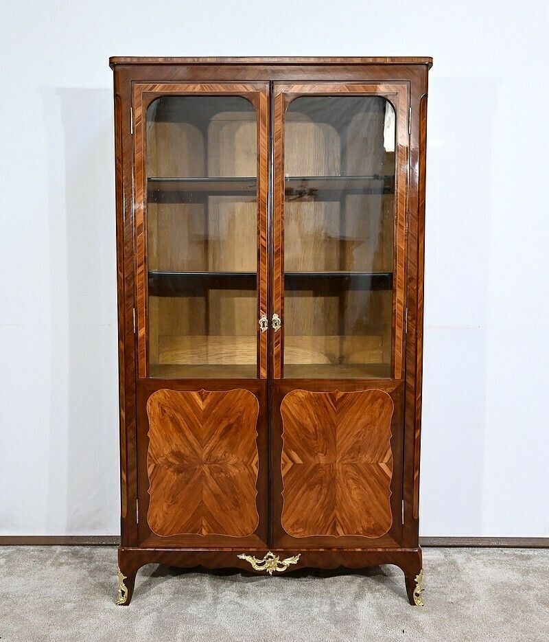 Small Showcase Library, Louis XV Style – 19th Century