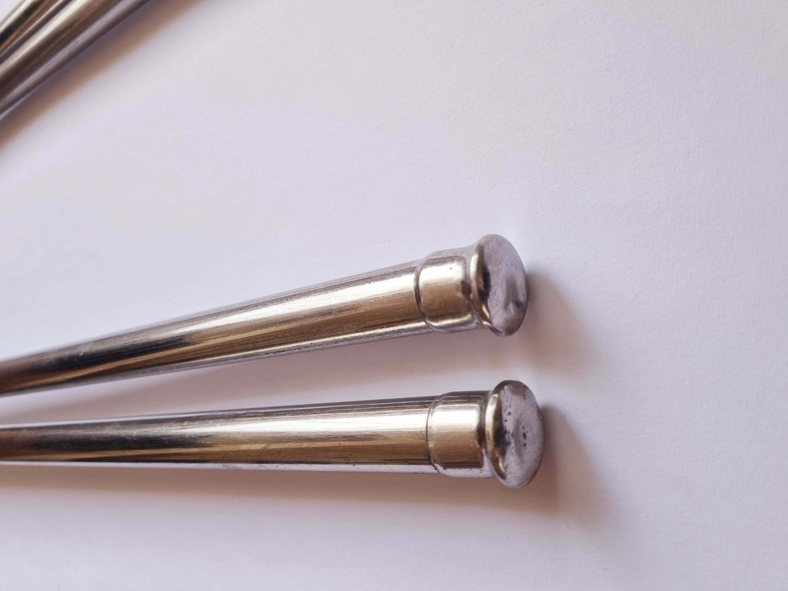 Set Of Two Functionalism, Art Deco Chrome Towel Holders, 1930s photo buy