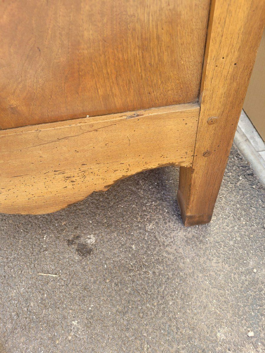 Provençal Buffet "Pétrin" Carved Walnut, Early 19th Century photo vintage