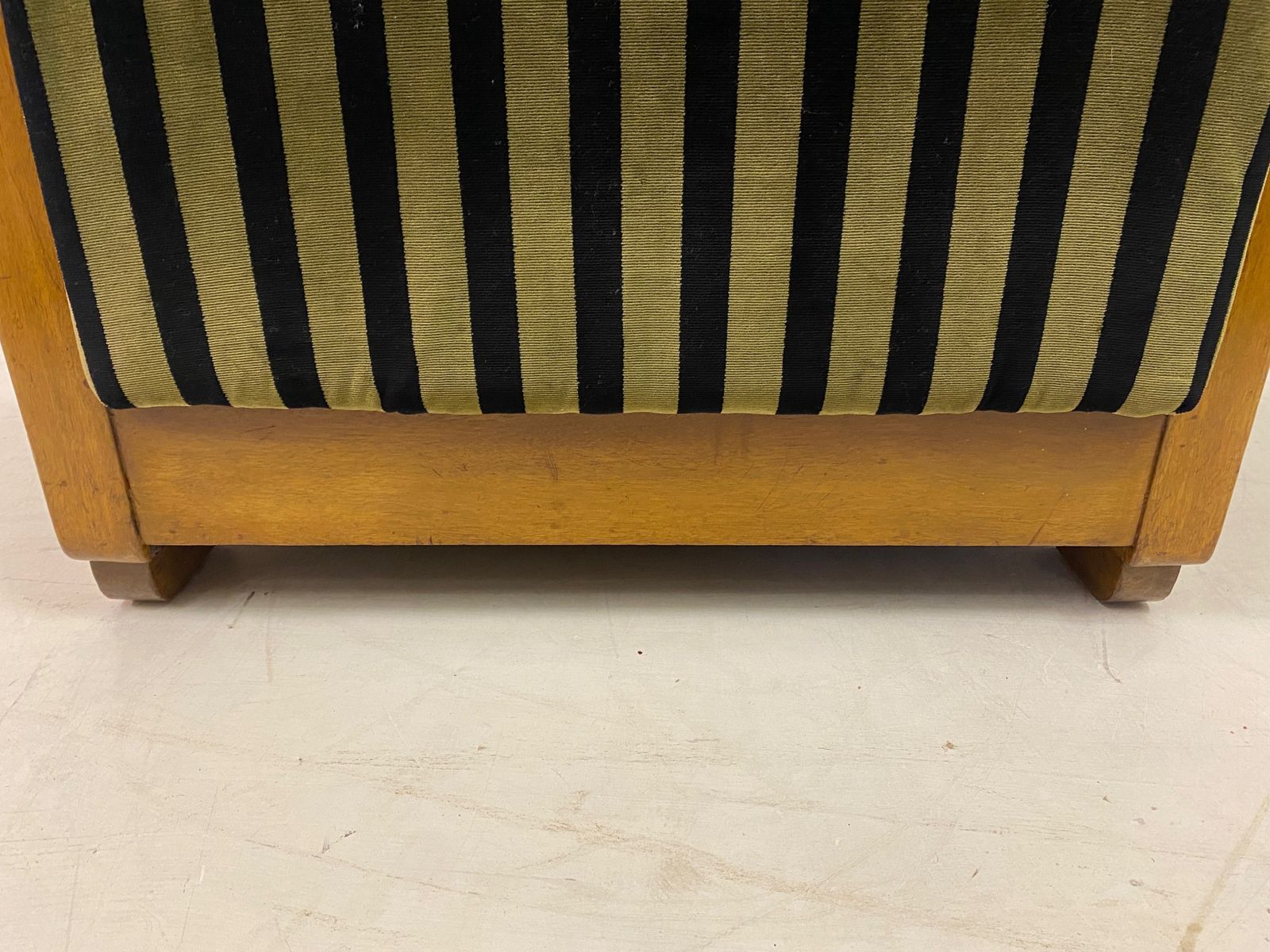 1930s Dutch Armchair In Striped Velvet photo Furniture