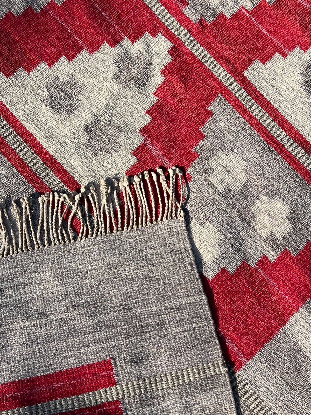 1960's Swedish Flatweave Rug photo furniture