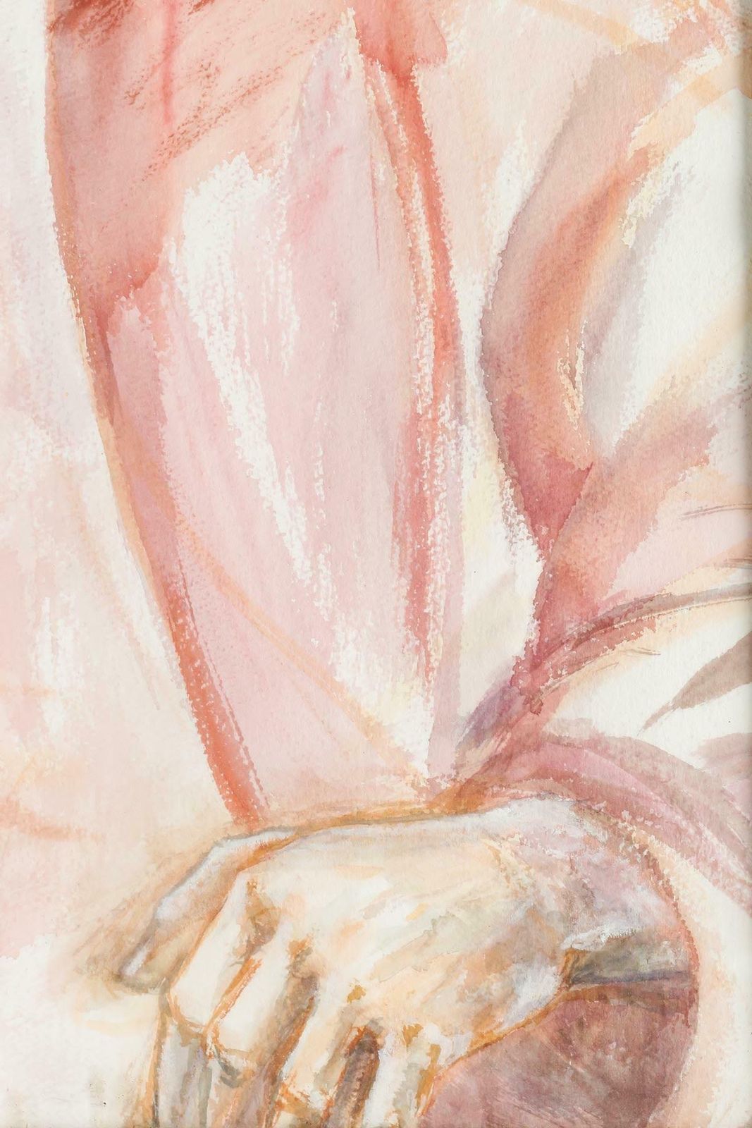Painting, Watercolor By Evelyne Luez, 1985. photo Art