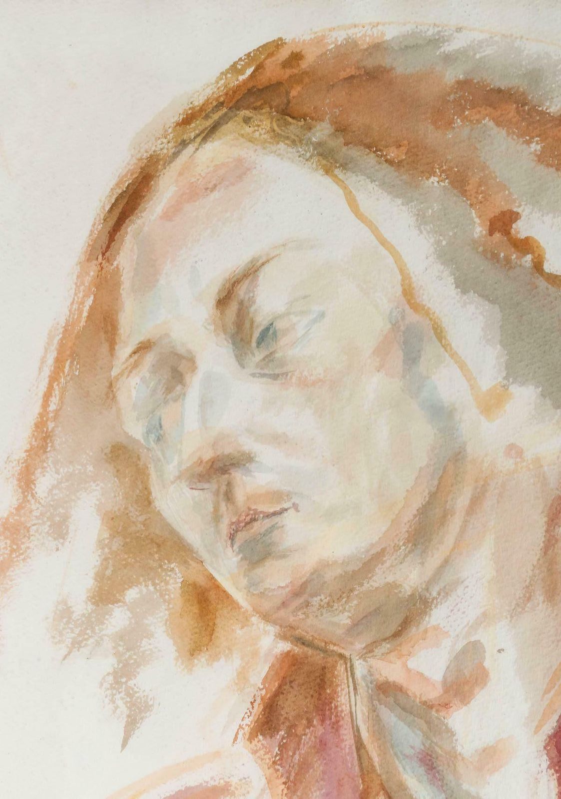 Painting, Watercolor By Evelyne Luez, 1985. photo 3593.0