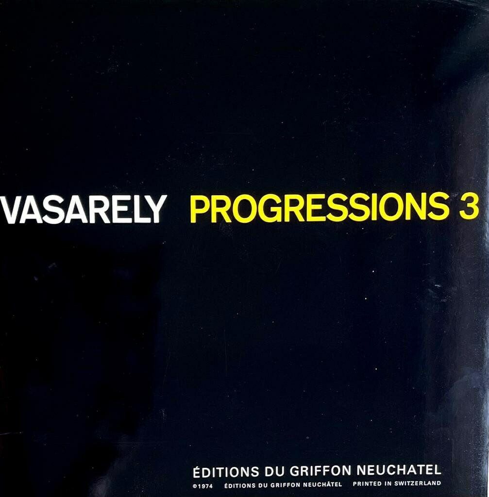 Original Vintage Victor Vasarely Heliogravure Print From “Progressions 3 Portfolio” ‘Koska Rev’ photo for sale