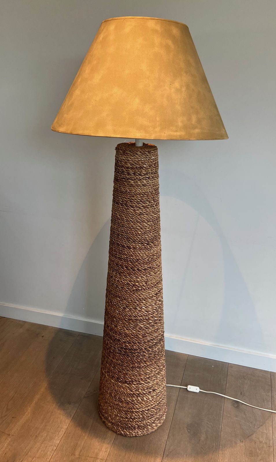 Rope Floor Lamp In The Taste Of Audoux Minet photo 2950.0