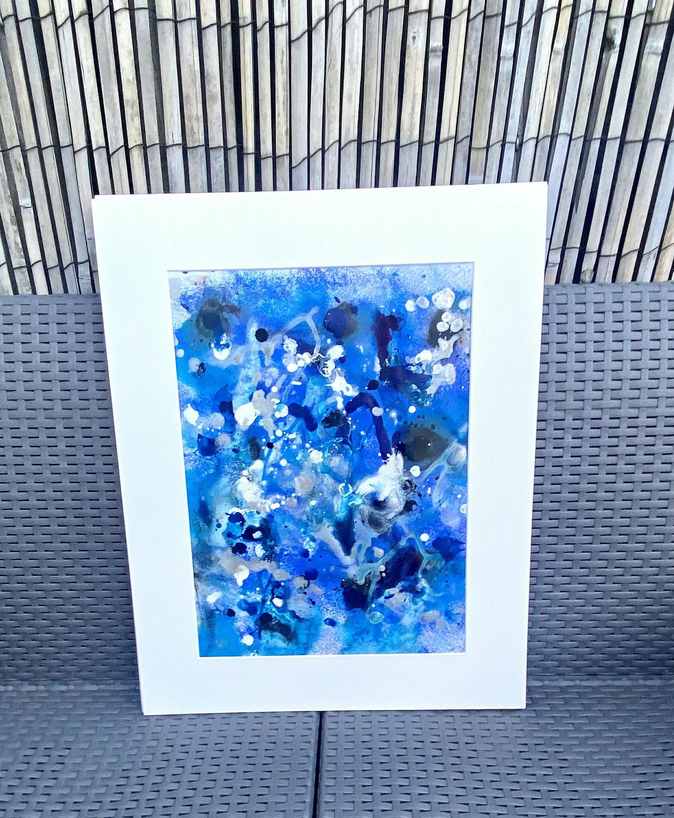Original Mixed Media Painting ‘Rainy Day’ J Kloss photo furniture