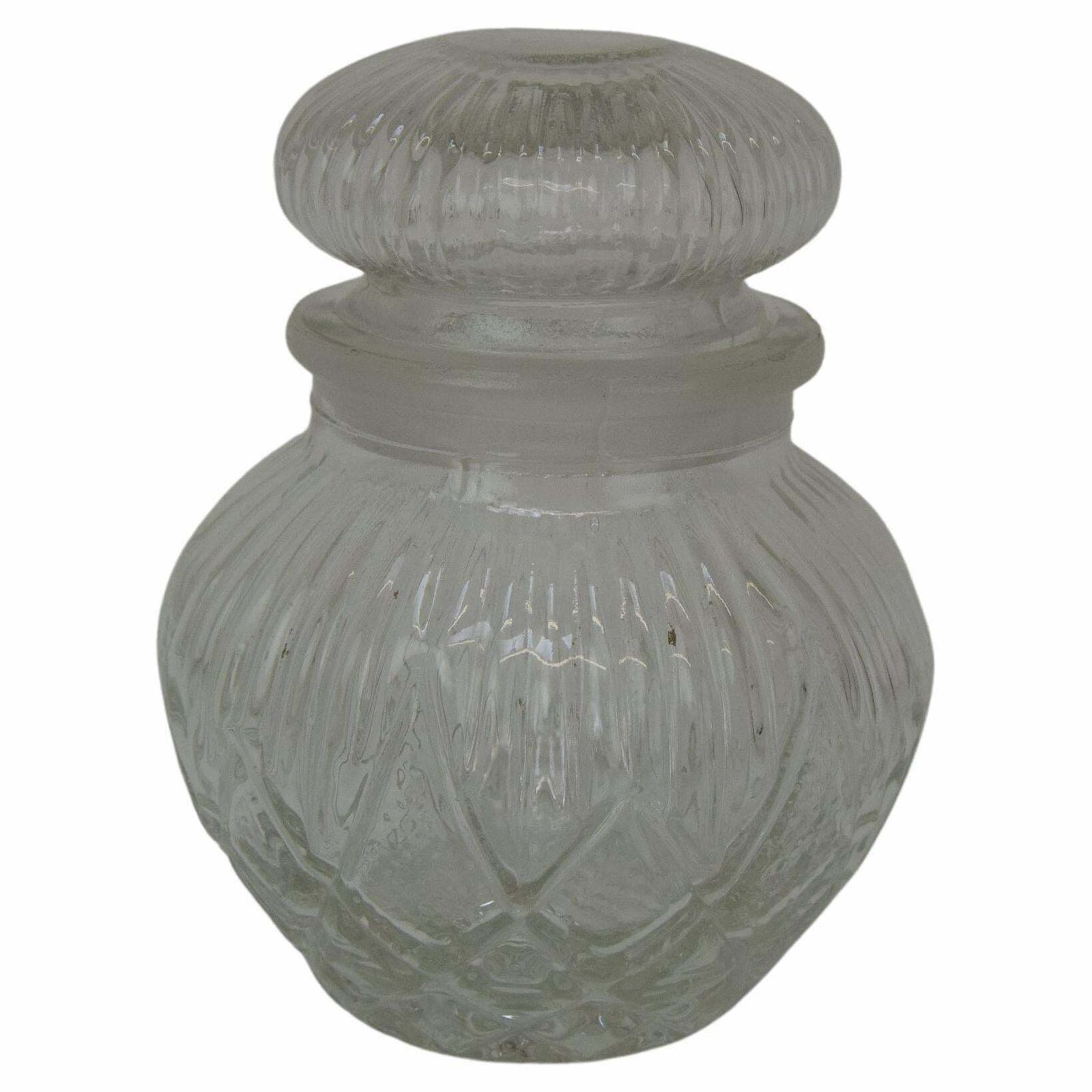 Mid Century Crystal Glass Can, 1950's. photo furniture
