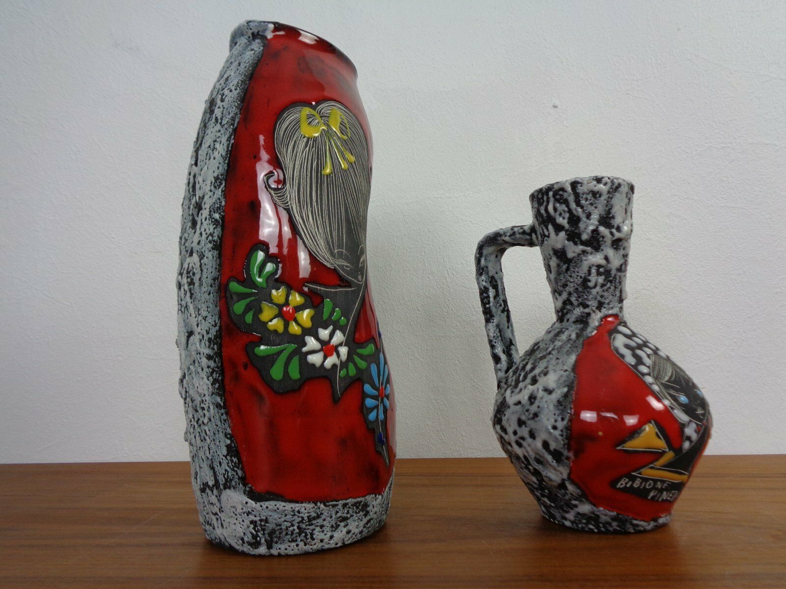 San Marino Ceramic Vases And Ashtrays, 1960s, Set Of 4 photo Home Decor