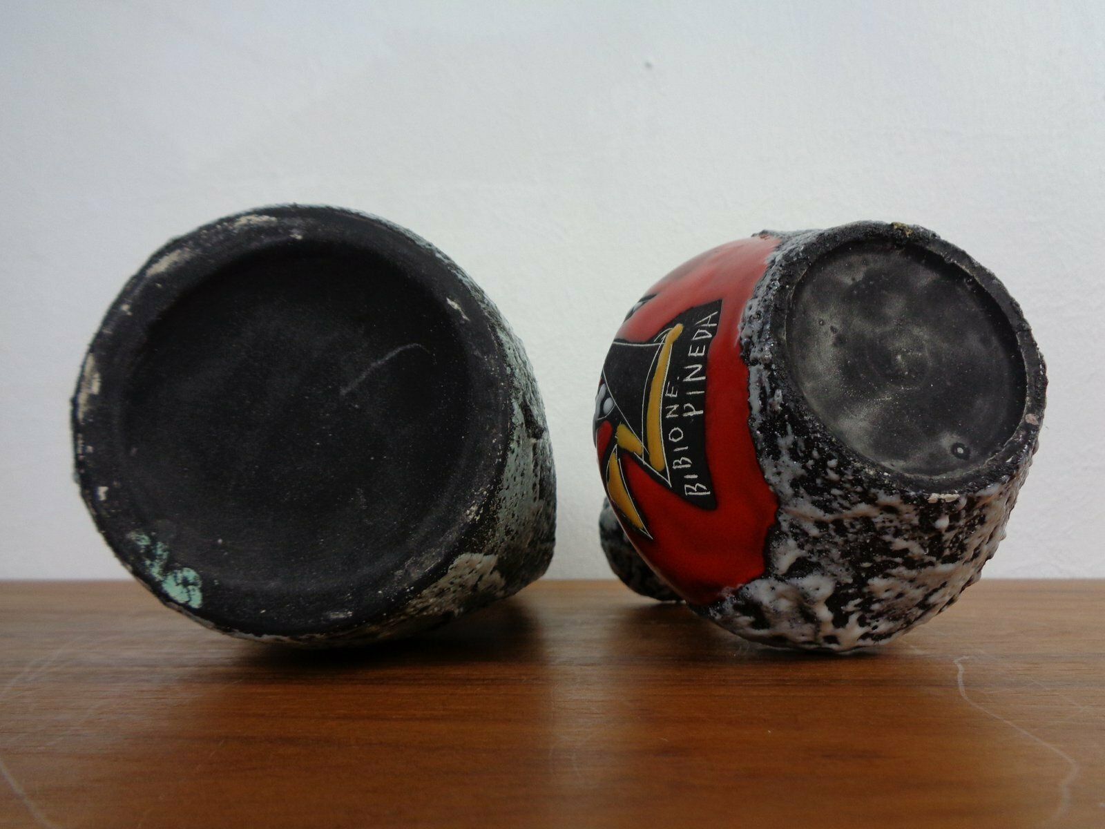 335.0 San Marino Ceramic Vases And Ashtrays, 1960s, Set Of 4 photo