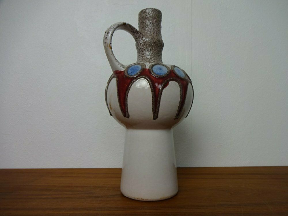 Fat Lava Ceramic Vase From Veb Haldensleben, East Germany, 1970s photo buy