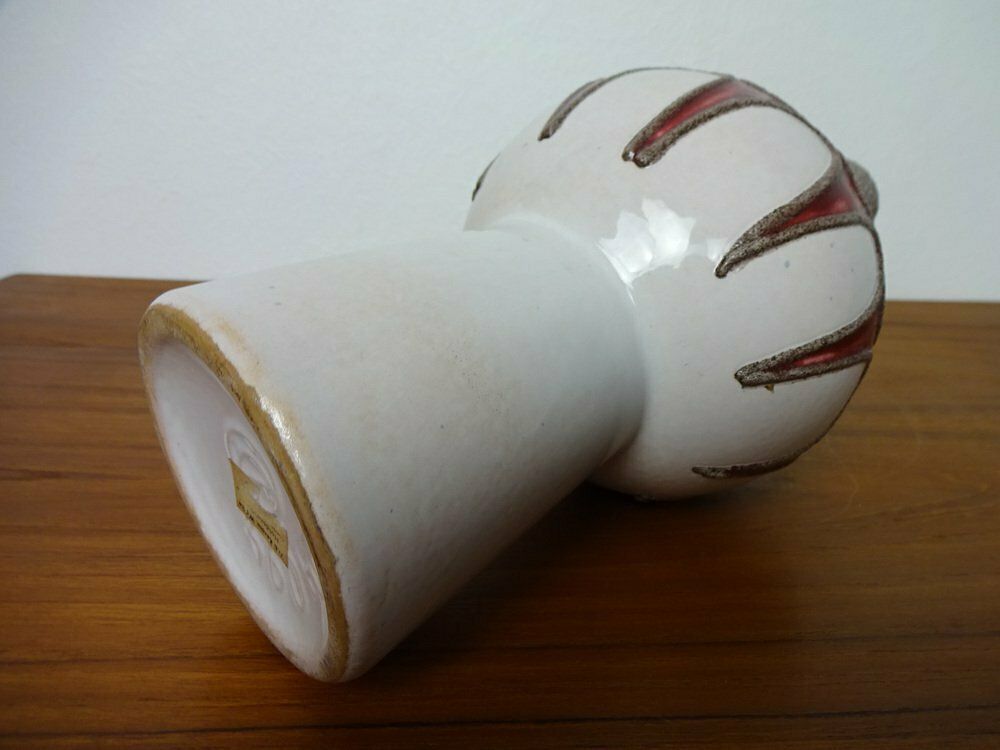 photo vintage Fat Lava Ceramic Vase From Veb Haldensleben, East Germany, 1970s