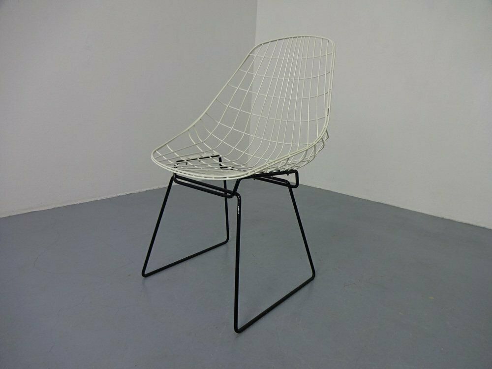 Wire Side Chair By Cees Braakman For Pastoe, 1950s photo for sale