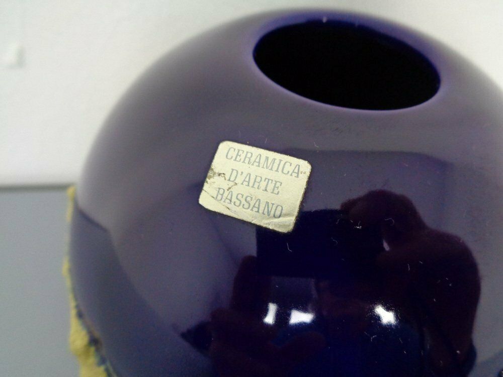 Ceramic Vase From D´Arte Bassano, Italy, 1970s