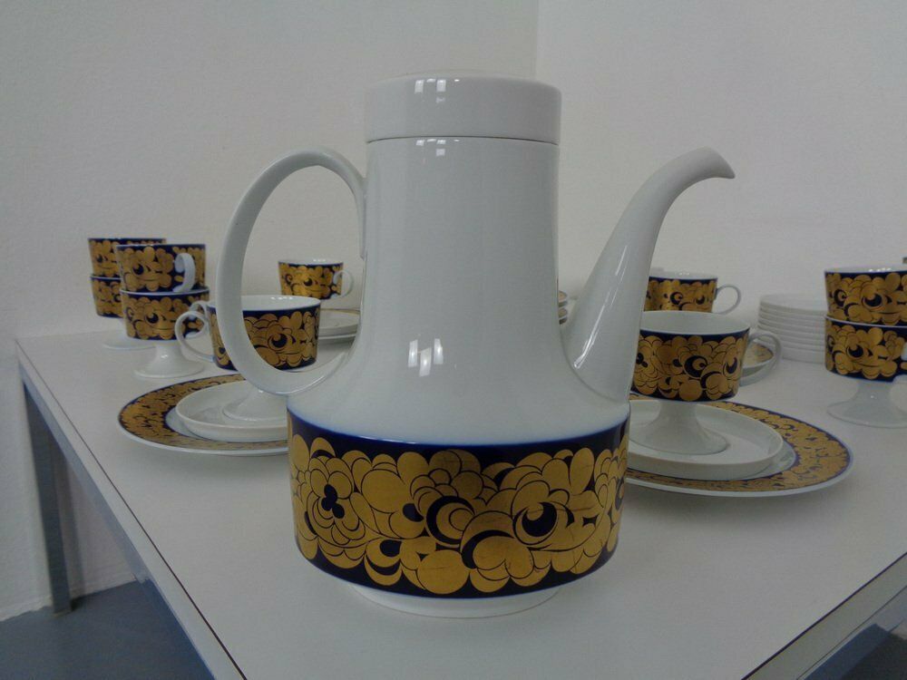 Coffee Service For 12 People By Tapio Wirkkala For Rosenthal, 1960s, Set Of 42 photo vinterior