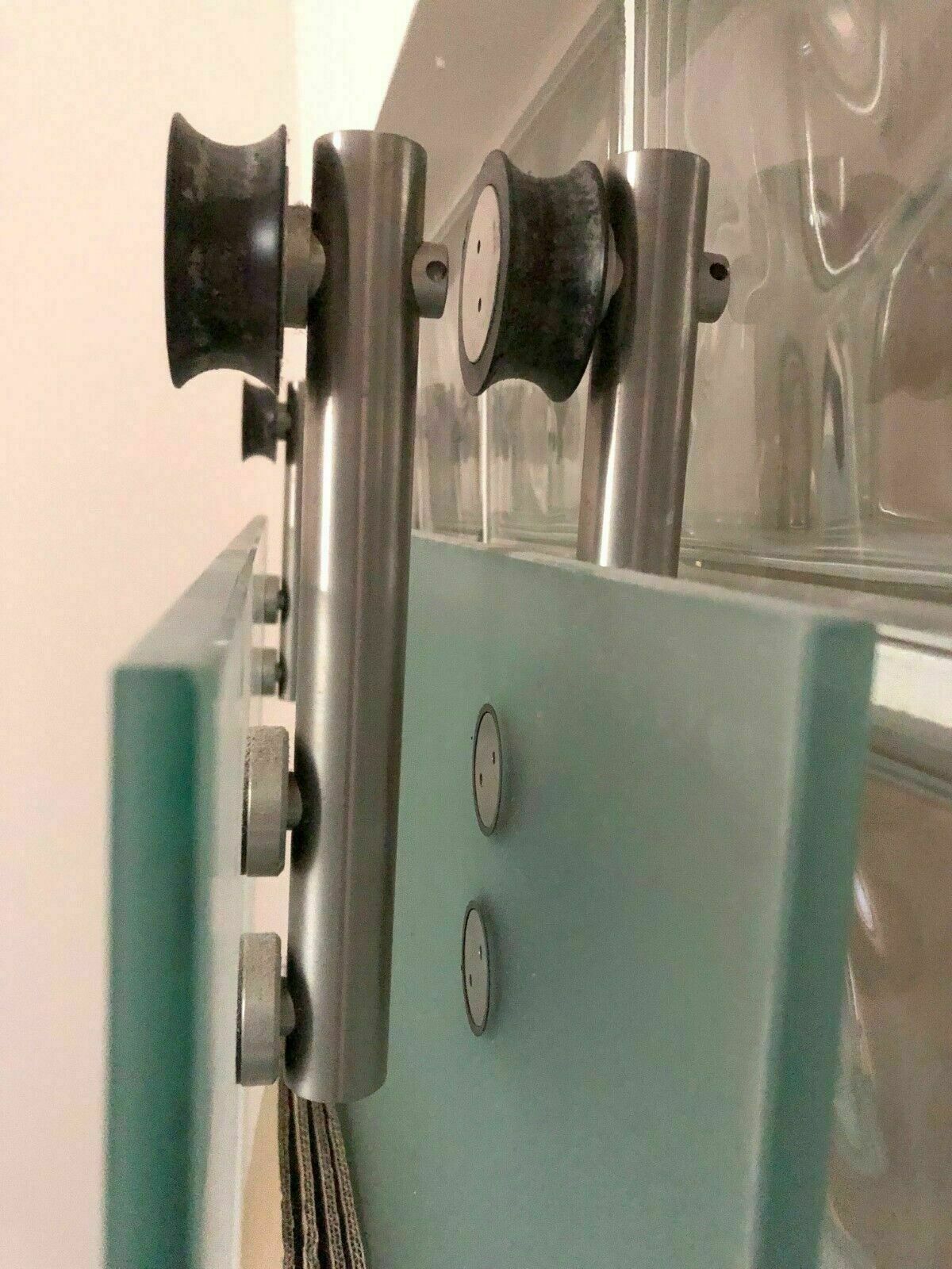 Architectural Double Sliding Glass Doors With Stainless Steel Track System photo for sale