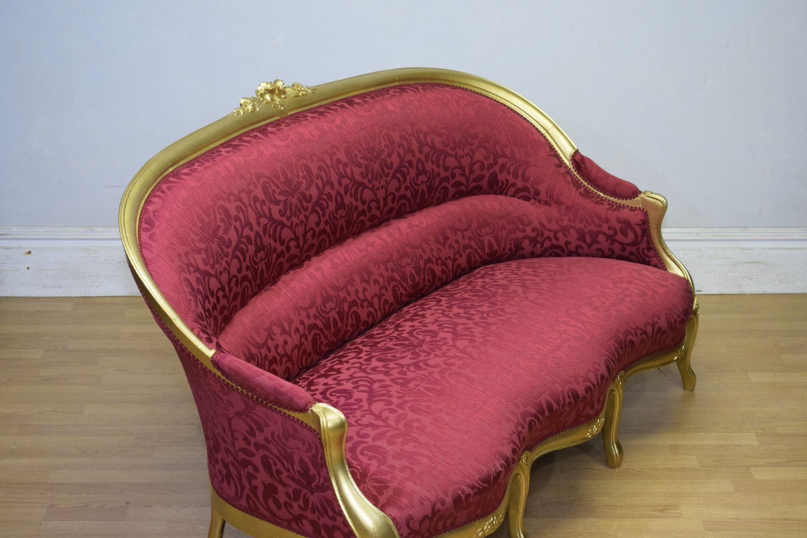 Antique French Gold Painted Sofa photo buy