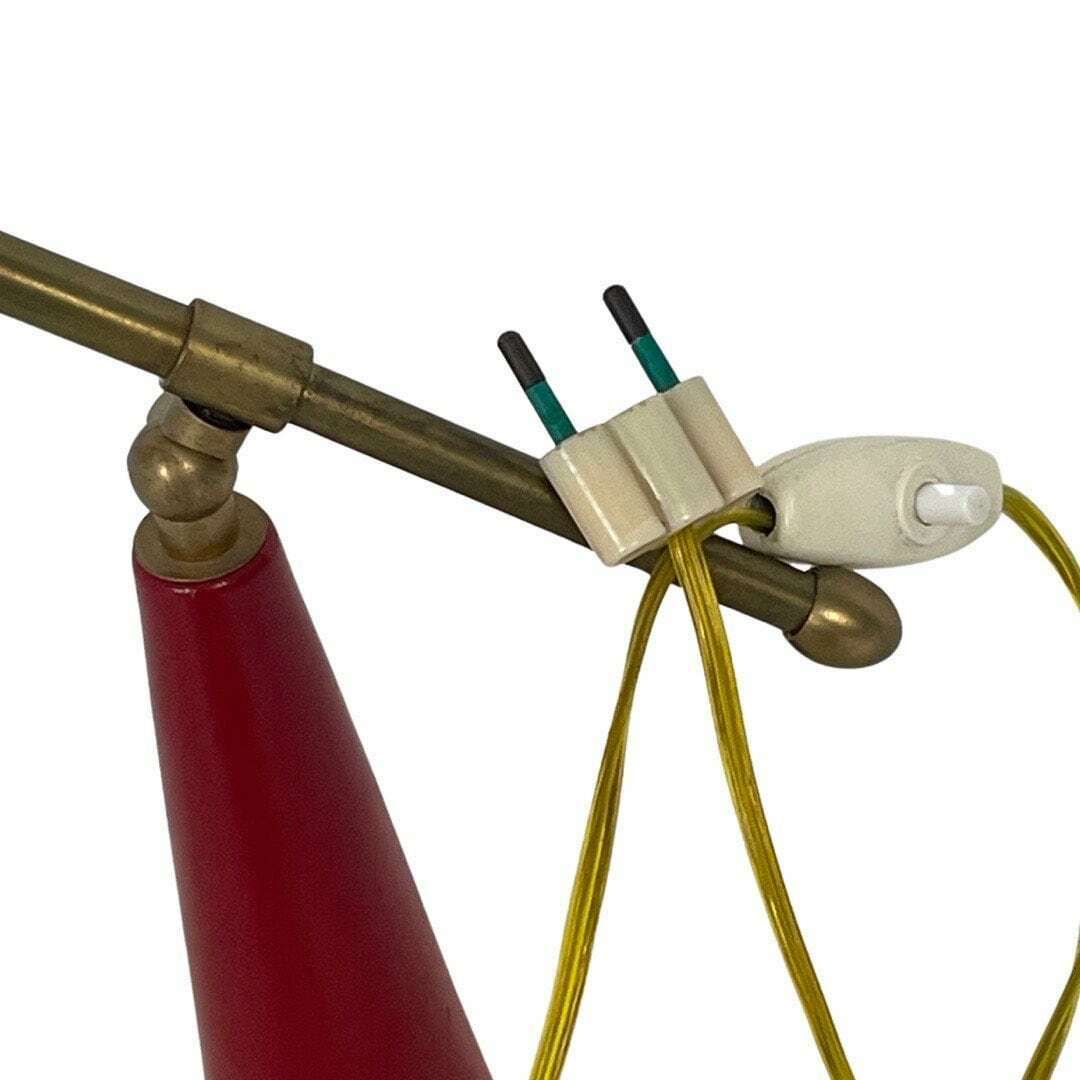 photo for sale Attr. To   Stilnovo   Diabolo Desk Lamp   Mounted On A Marble Base