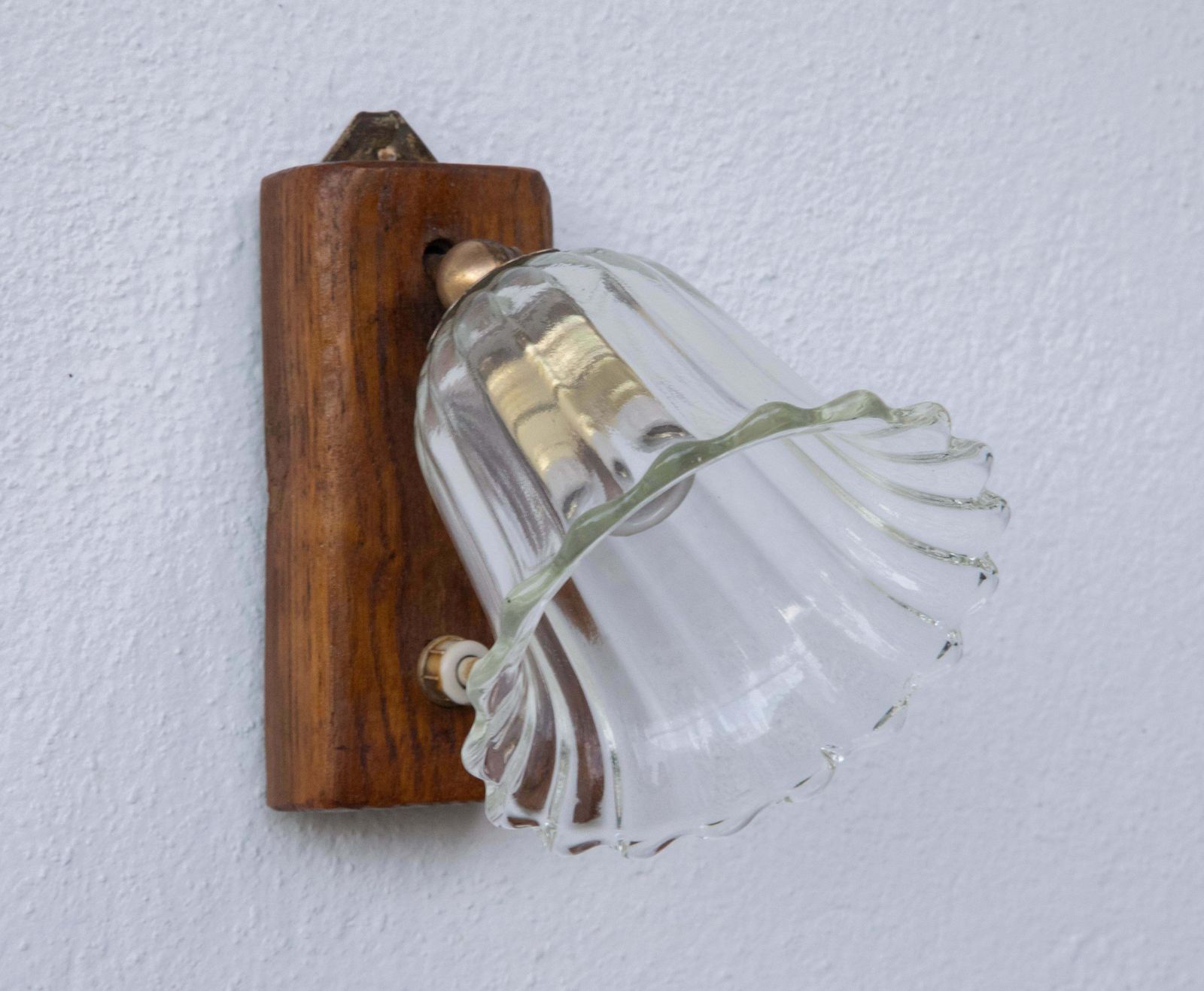 Set Of 2 Art Decò Barovier & Toso Wall Light Murano Art Glass, 1940s photo for sale