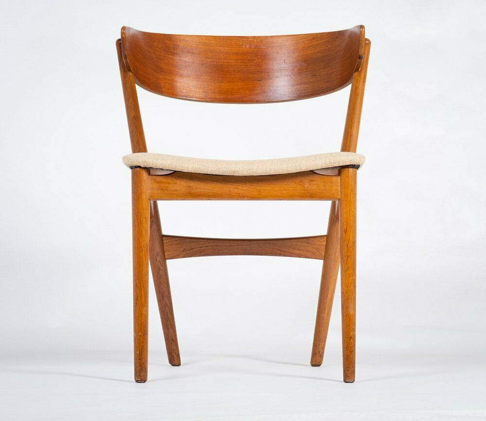 Vintage Danish Teak Dining Chairs By Helge Sibast, 1960s, Set Of 6 photo vintage