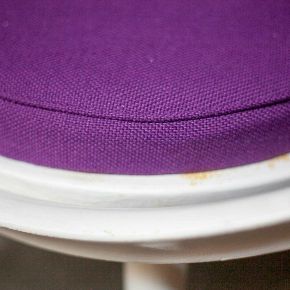 Purple & White Circle Chair By Yngve Ekstrom For Swedese, 1960s photo vinterior