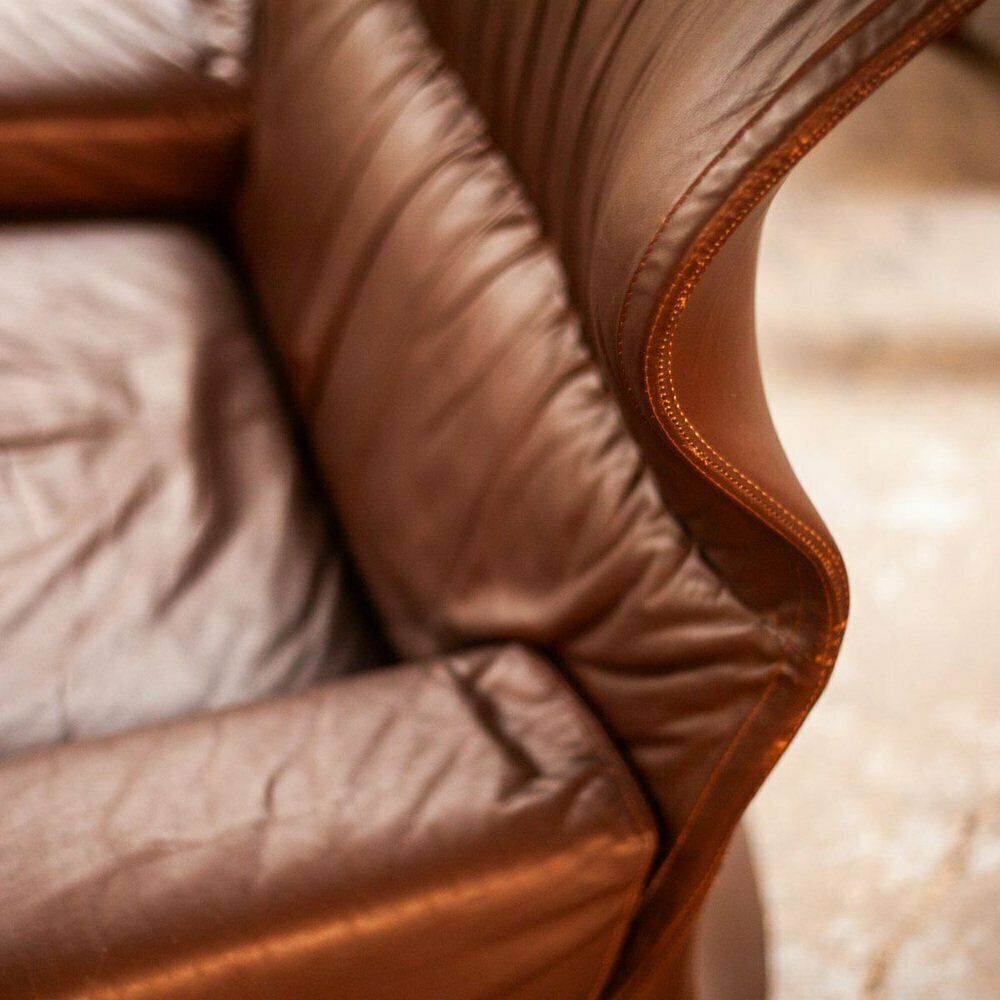 Lounge Chair And Ottoman By Giovanni Offredi For Saporiti, Italy, 1970s, Set Of 2 photo buy
