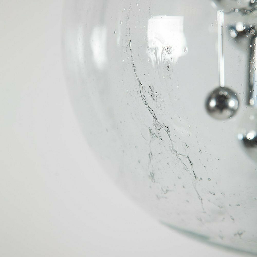 Glass Ball Pendant By Ger Furth For Doria Leuchten, 1960s photo 1359.0