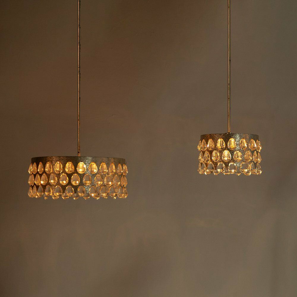 photo furniture Silver Plated Chandelier By Palwa, 1970s