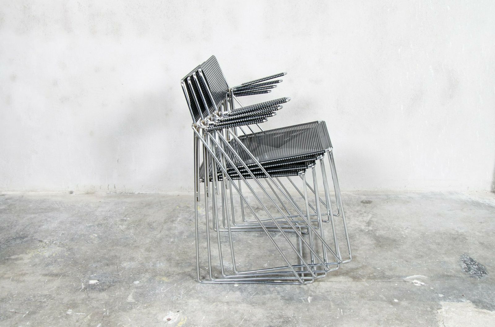 X Line Black Dining Chairs By Niels Jørgen Haugesen For Hybodan, Set Of 4 photo vinterior