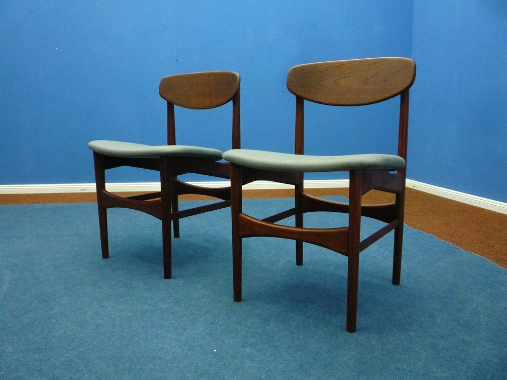 Teak Chairs By Arne Hovmand Olsen For Jutex, 1950s, Set Of 2, Set Of 2 photo buy