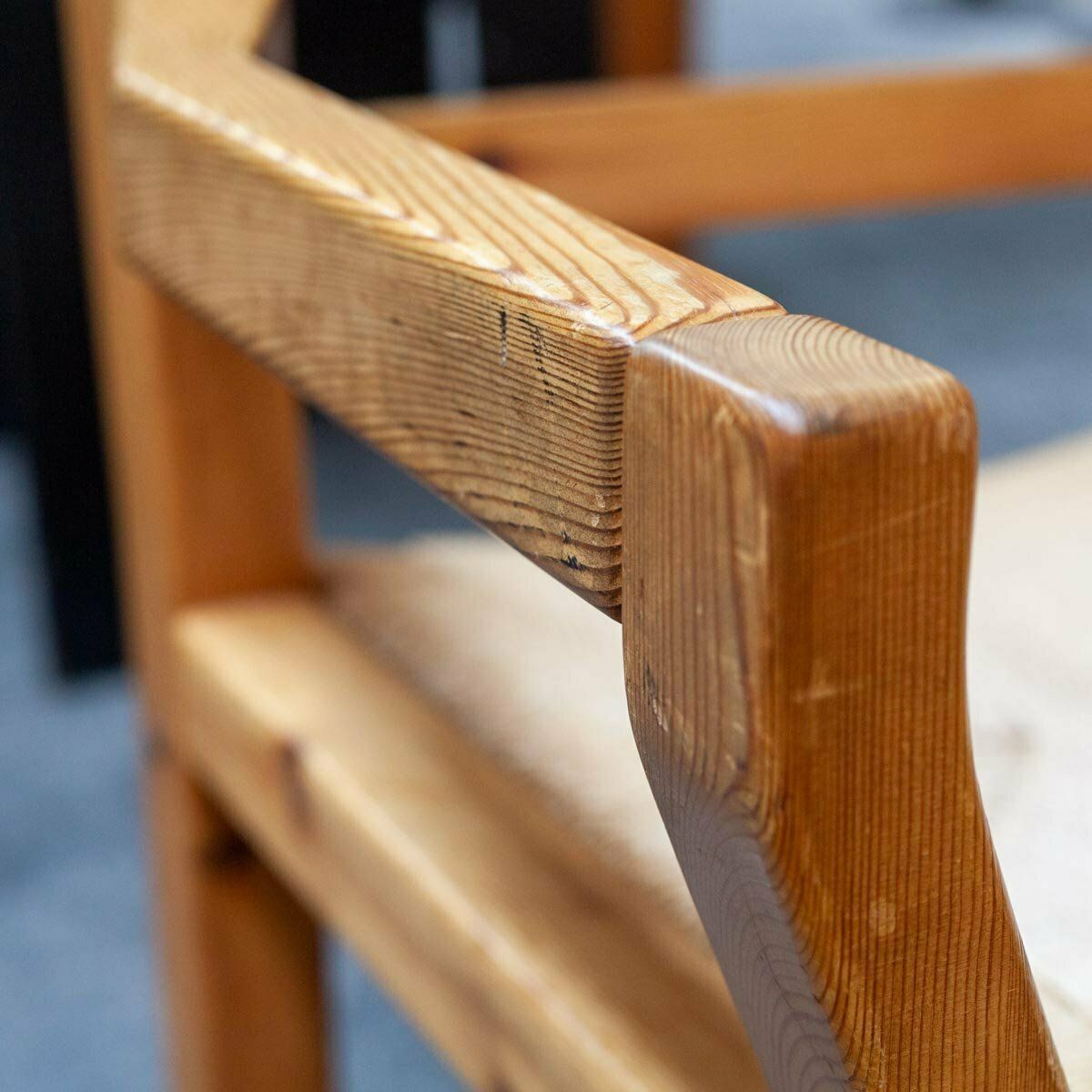 Danish Armchairs In Pine By Tage Poulsen, 1972, Set Of 2 photo vinterior