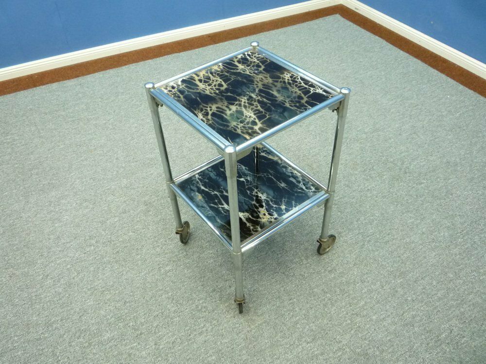 Bauhaus Model B 178 Bar Cart By Anton Lorenz For Thonet, 1930s