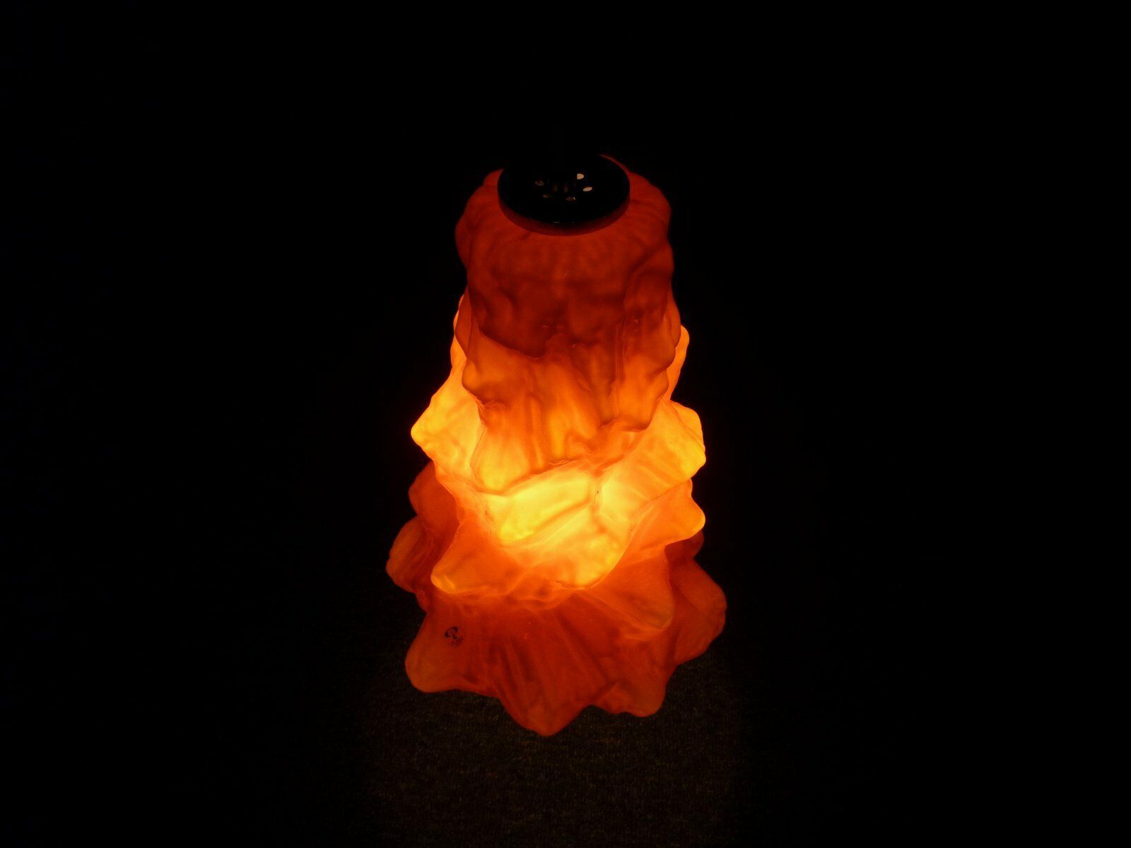 Pop Art Glass Hanging Lamp By Peill & Putzler, 1970s photo 554.0