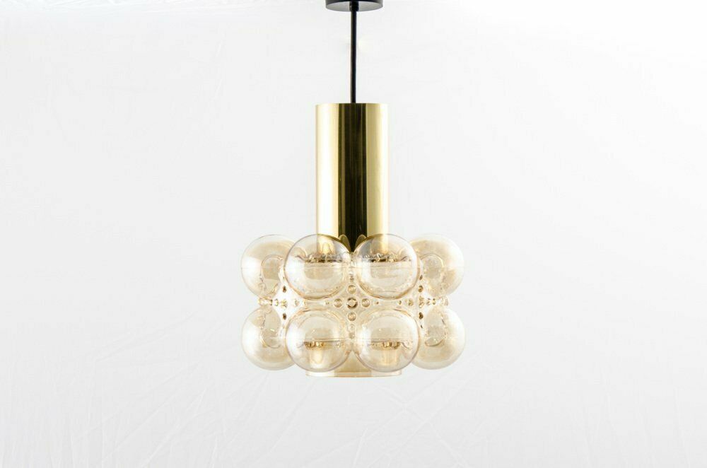 Bubble Glass Ceiling Light By Helena Tynell And Heinrich Gantenbrink For Limburg, 1960s photo for sale