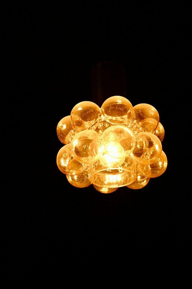 Bubble Glass Ceiling Light By Helena Tynell And Heinrich Gantenbrink For Limburg, 1960s photo vinterior