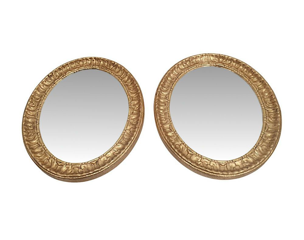 A Lovely Pair Of 19th Century Giltwood Mirrors photo for sale