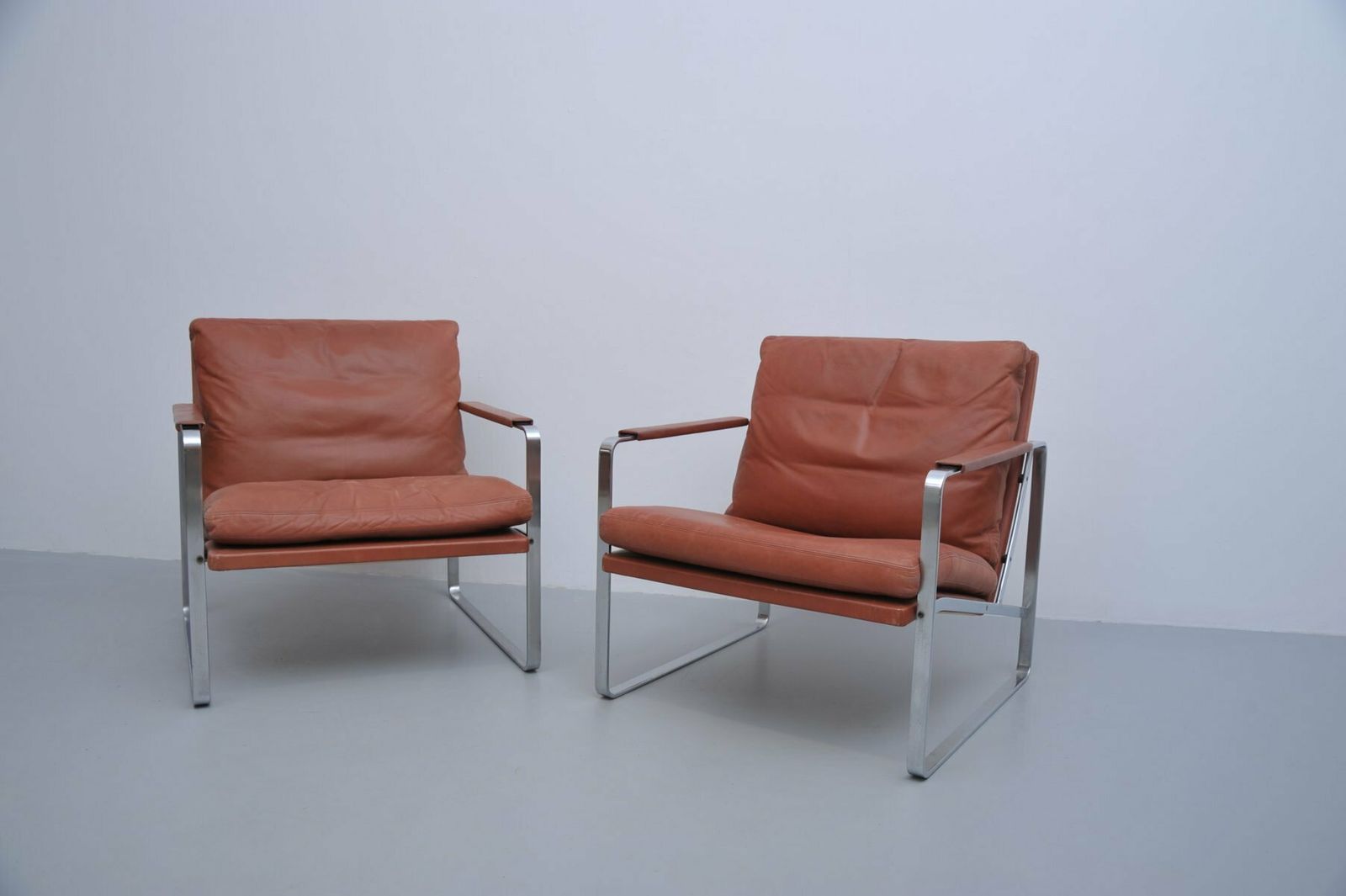 Vintage Lounge Chairs By Preben Fabricius & Jørgen Kastholm For Knoll, Set Of 2