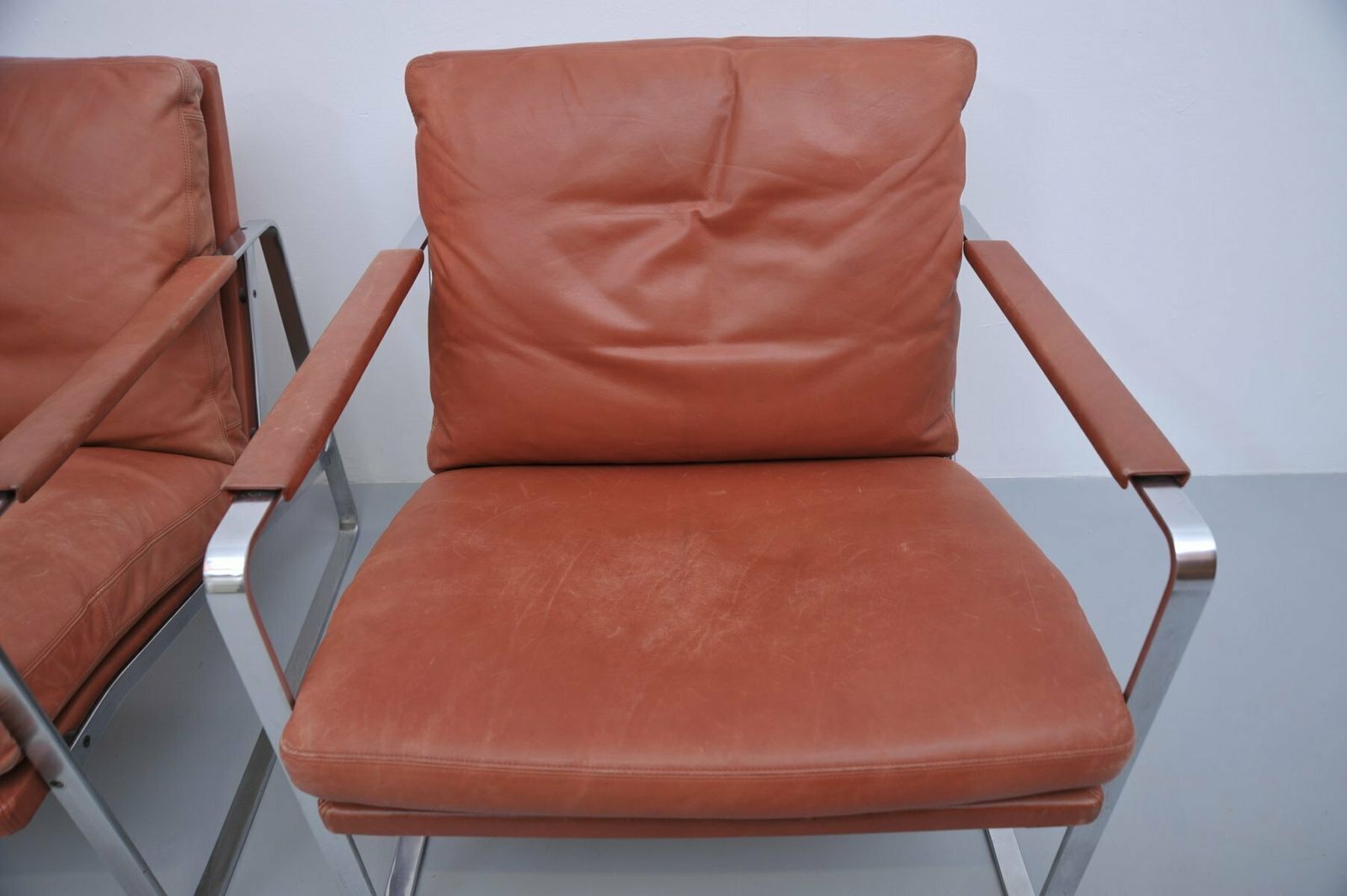 Vintage Lounge Chairs By Preben Fabricius & Jørgen Kastholm For Knoll, Set Of 2 photo vinterior