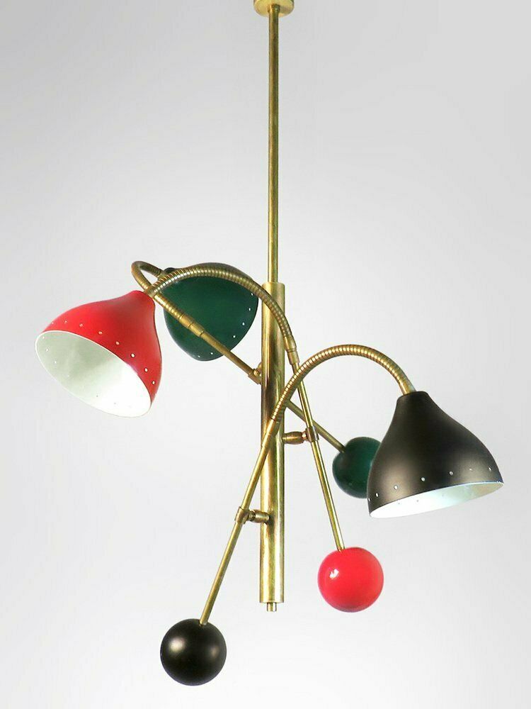 Mid Century Chandelier With Flexible Arms, 1960s photo 1629.0