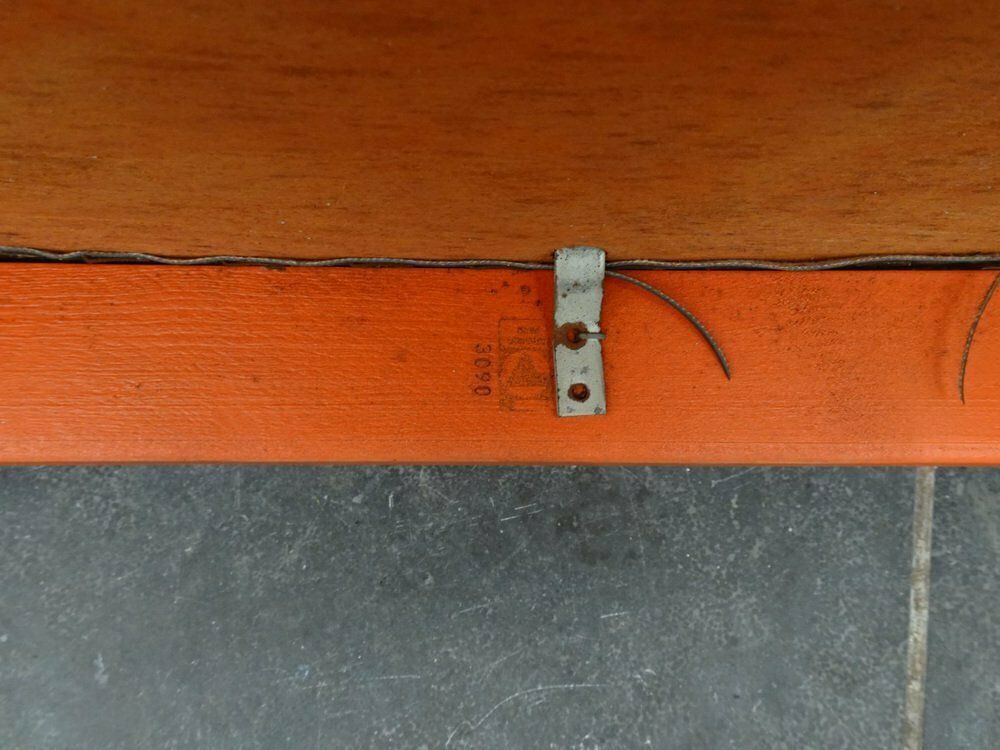 1226.0 Orange Carimate Armchair By Vico Magistretti, 1970s photo