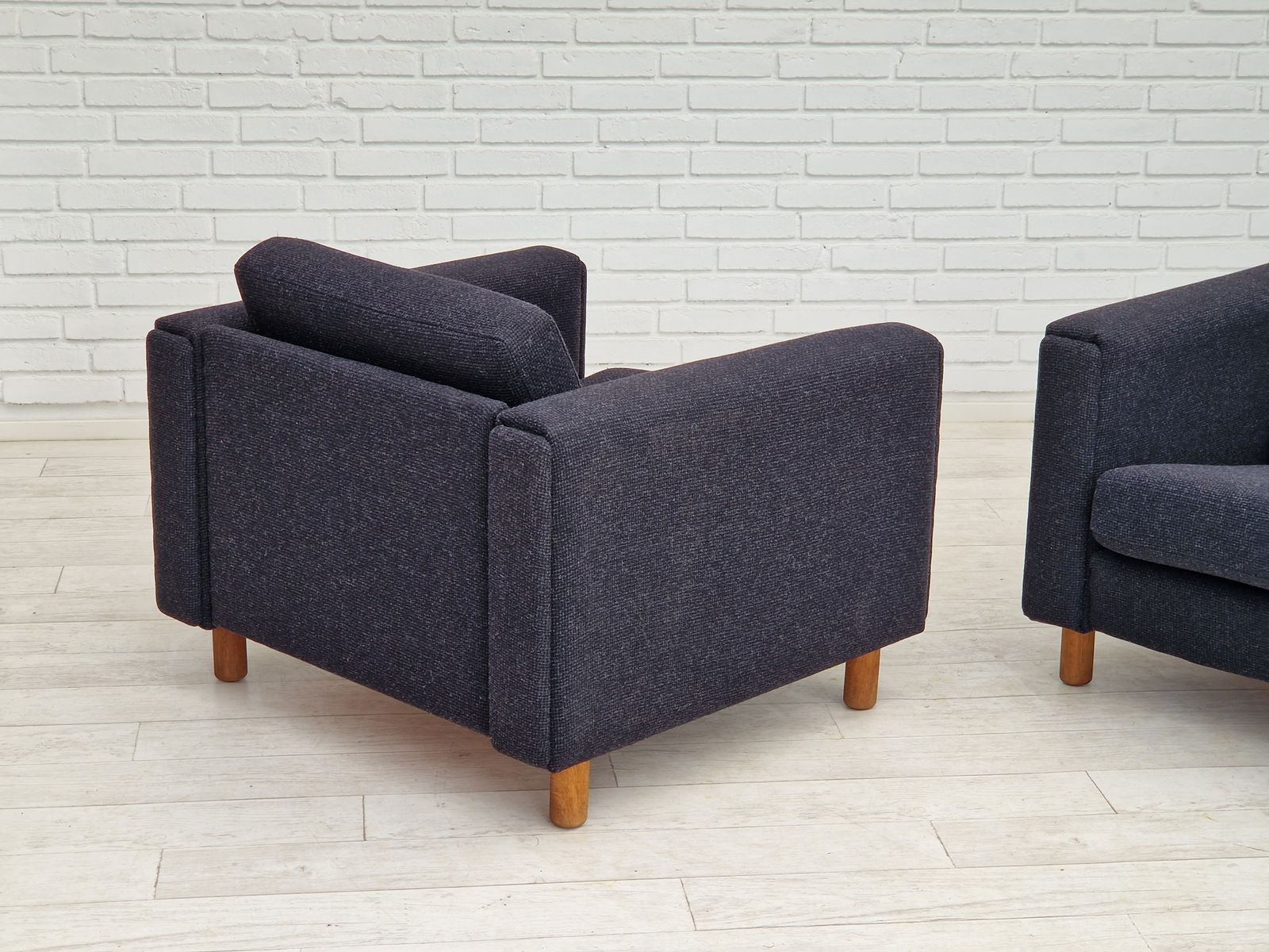 1970s, Danish Design By H.J. Wegner, Reupholstered Armchair, Model Ge300. photo Furniture