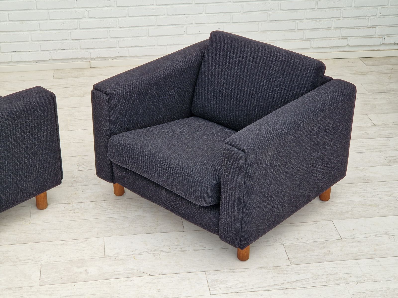 1970s, Danish Design By H.J. Wegner, Reupholstered Armchair, Model Ge300. photo buy