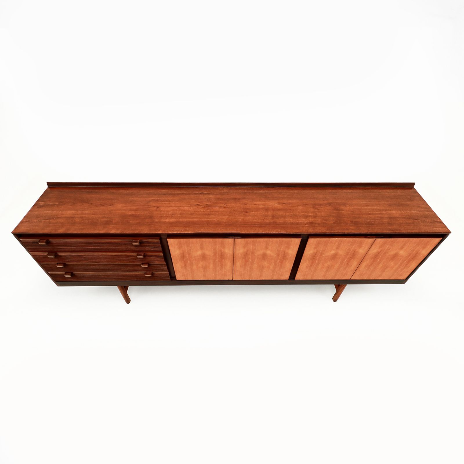 Large Vintage Robert Heritage Mid Century Teak, Afromosia And Sapele Sideboard photo for sale
