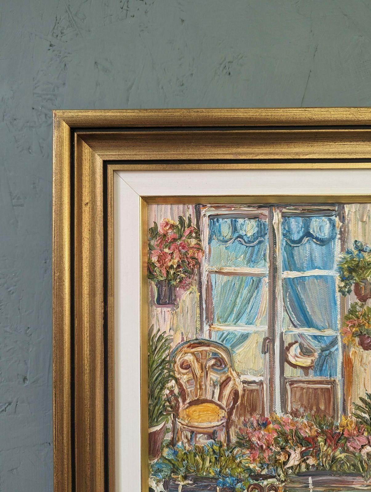Mini Landscapes Balcony Garden, Oil Painting photo 462.0