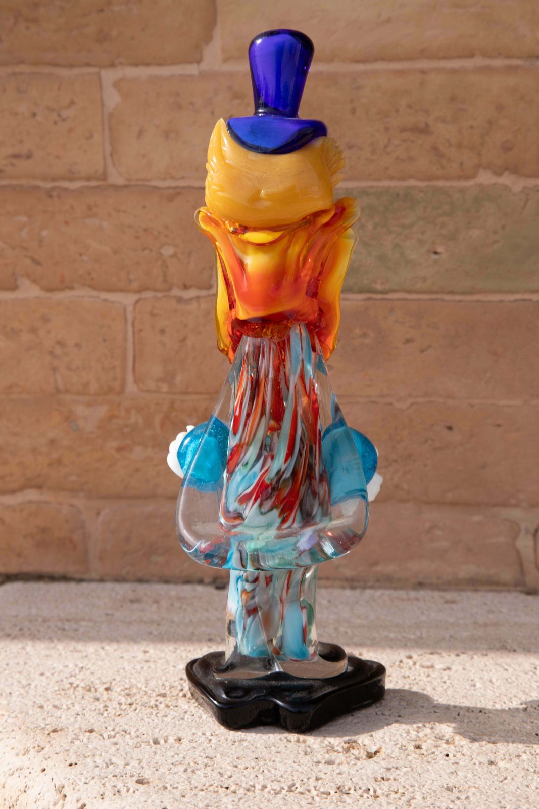 Murano Glass Clown Italy, 1950s photo Art